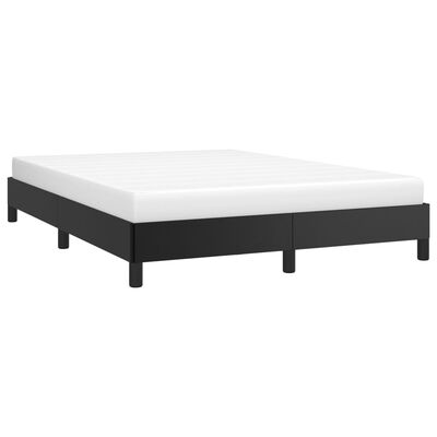 vidaXL Cadre de lit sans matelas noir 140x190 cm similicuir