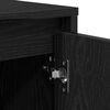 vidaXL Buffet Ch&ecirc;ne noir 70x41x75 cm Bois d'ing&eacute;nierie