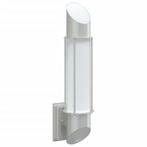 vidaXL Applique murale d'ext&eacute;rieur argent&eacute; acier inoxydable