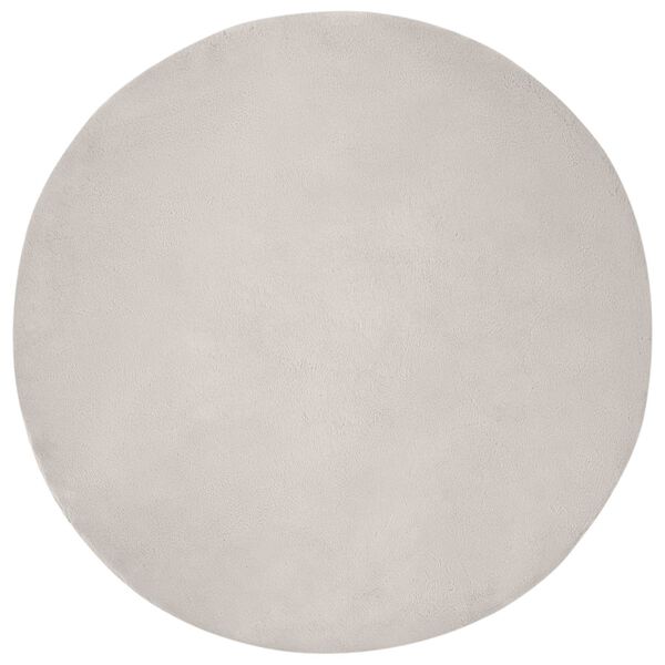 vidaXL Tapis en fausse anti-d&eacute;rapant Olite Beige &Oslash; 80 cm Polyester