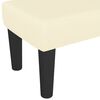 vidaXL Banc Cr&egrave;me 100x30x30 cm Similicuir