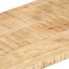 vidaXL Meuble TV 130x30x42 cm Bois de manguier brut
