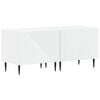 vidaXL Meuble TV Blanc Bois d'ing&eacute;nierie