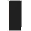 vidaXL Buffet noir 60x30x70 cm bois d'ing&eacute;nierie