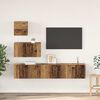 vidaXL Ensemble meuble TV 4 pcs Bois Ancien Bois d'ing&eacute;nierie