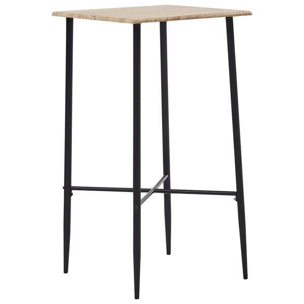 vidaXL Ensemble de bar 5 pcs Plastique Gris