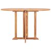 vidaXL Ensemble &agrave; manger d'ext&eacute;rieur pliable 5 pcs Bois solide de teck