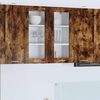 vidaXL Armoire suspendue Ch&ecirc;ne fum&eacute; 80 x 31 x 80 cm Bois d'ing&eacute;nierie