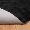 vidaXL Tapis en fausse Tafalla Noir &Oslash; 100 cm Polyester