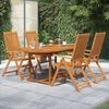 vidaXL Ensemble à manger de jardin 7 pcs Bois d'acacia massif