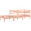 vidaXL Canapé de jardin et coussins repose-pied bois massif douglas