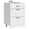 vidaXL Armoire de cuisine Lucca blanc bois d'ing&eacute;nierie