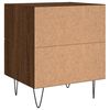 vidaXL Tables de chevet 2 pcs ch&ecirc;ne marron 40x35x47,5 cm