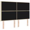 vidaXL T&ecirc;te de lit avec t&ecirc;te de lit Cr&egrave;me 160 cm Cuir synth&eacute;tique
