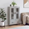 vidaXL Buffet haut sonoma gris 69,5x31x115 cm bois d'ing&eacute;nierie