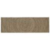 vidaXL Tapis de zone Naturel et noir 80 x 200 cm Jute
