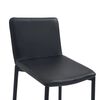 vidaXL Ensemble de bar 5 pcs Similicuir Noir