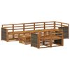 vidaXL Ensemble de canap&eacute;s d'ext&eacute;rieur 8 pc Naturel