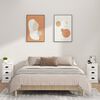 vidaXL Table de chevet blanc brillant 39x39x67 cm bois d&rsquo;ing&eacute;nierie