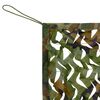 vidaXL Filet de camouflage avec sac de rangement 3x6 m Vert