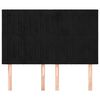 vidaXL Tête de lit Noir 144x5x118/128 cm Velours