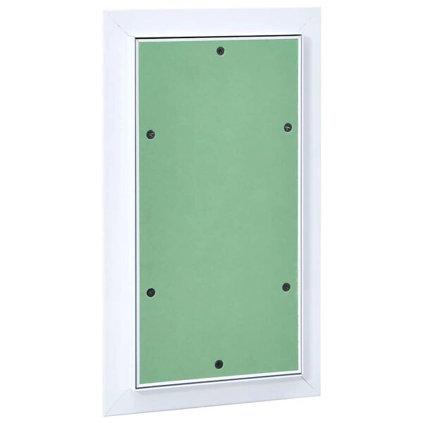 vidaXL Panneau d'Acc&egrave;s Vert et Argent 25 x 45 cm Aluminium et Pl&acirc;tre