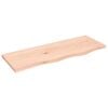 vidaXL &Eacute;tag&egrave;re murale 80x30x2 cm bois de ch&ecirc;ne massif non trait&eacute;