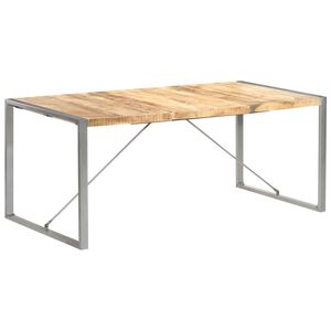 vidaXL Table &agrave; manger 180x90x75 cm bois de manguier massif brut