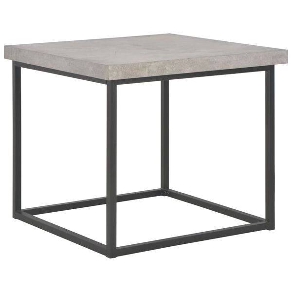 vidaXL Table basse 55x55x53 cm Aspect de béton