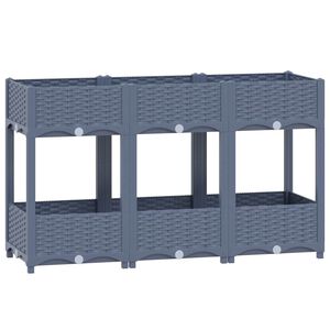 vidaXL Lit sur&eacute;lev&eacute; 120x40x71 cm Polypropyl&egrave;ne