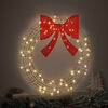 vidaXL Couronne avec 60 LED Blanc chaud 75 cm PET