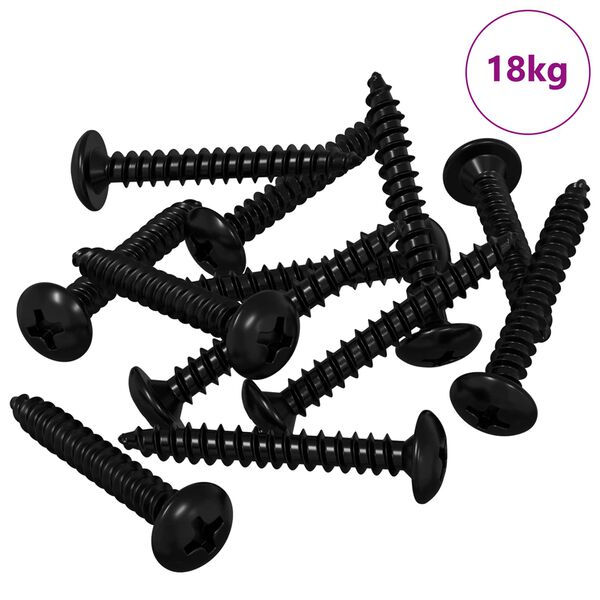 vidaXL Clou de Taraudage 8219 pcs Noir Acier