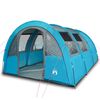 vidaXL Tente de camping tunnel 4 personnes bleu imperm&eacute;able