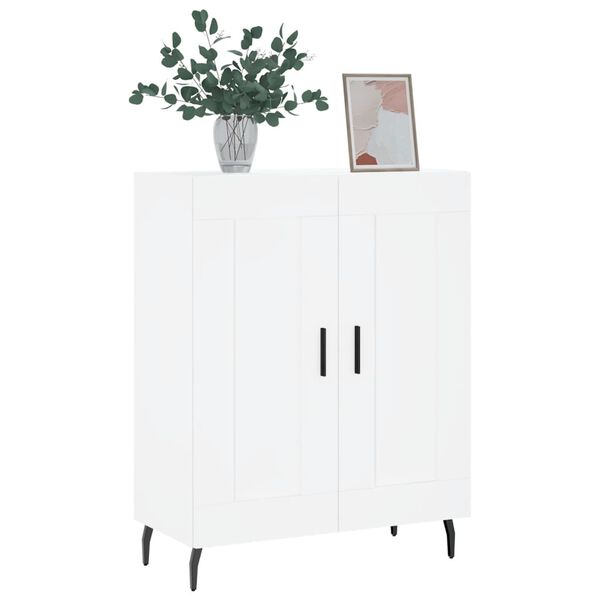 vidaXL Buffet blanc 69,5x34x90 cm bois d'ing&eacute;nierie