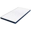 vidaXL Surmatelas Blanc 70 x 200 x 8 cm Tissu Jacquard