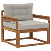 vidaXL Sofa de milieu ext&eacute;rieur Naturel 91 x 83 x 73 cm