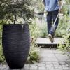 Capi Pot &agrave; fleurs Nature Rib &eacute;l&eacute;gant Deluxe 45x72 cm Noir