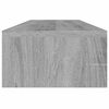 vidaXL Support de moniteur Sonoma gris 100x24x13 cm Bois d'ingénierie