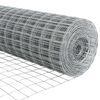 vidaXL Cl&ocirc;ture avec poteau Argent&eacute; 1,5 x 10 m Acier