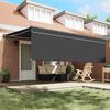 vidaXL Auvent R&eacute;tractable Anthracite 450 &times; 300 cm