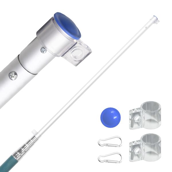 vidaXL Drapeau du Royaume-Uni et m&acirc;t 5,5 m Aluminium