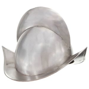 vidaXL Casque de chevalier m&eacute;di&eacute;val antique pour GN Argent&eacute; Acier