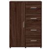 vidaXL Buffet chêne marron 60x31x84 cm bois d'ingénierie