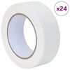 vidaXL Rubans de masquage pour peintre 24 pcs Blanc 38mm x 50m Papier