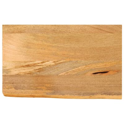 vidaXL Dessus de table à bord vivant 50x30x2,5 cm bois massif manguier