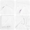 vidaXL Ensemble de Duvet avec oreiller 3 pcs Blanc Plume de canard