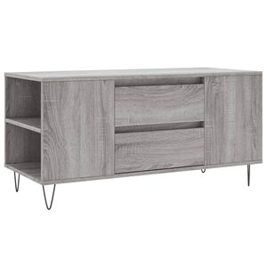 vidaXL Table basse sonoma gris 102x44,5x50 cm bois d'ing&eacute;nierie