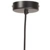 vidaXL Lampe suspendue industrielle 25 W Noir Rond 19 cm E27