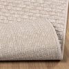 vidaXL Tapis de surface HUARTE Cr&egrave;me 200 x 140 cm Polyester