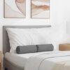 vidaXL Coussins d'accent 2 pcs Gris fonc&eacute; &Oslash; 15 x 40 cm